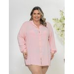 Camisa Feminina Oversized Rosa