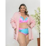 Camisa Feminina Oversized Rosa