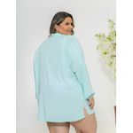 Camisa Feminina Oversized Azul 