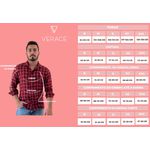 Camisa Xadrez Preto e Branco Masculina 