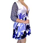 Chemisier Allure Estampa Azul e Branco