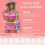 Biquíni Jaguar Turmalina Preto e Oncinha