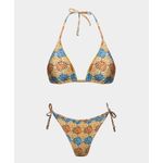 Biquíni Cortininha Estampado Shell