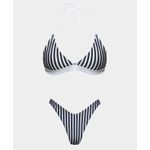 Biquíni Listrado Navy