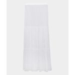 SAÍDDA LONGA CAMADAS EM TULE BRANCO