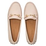 Mocassim Casual Feminino Creme