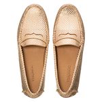 Mocassim Driver Feminino Gold 