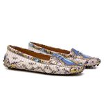 Mocassim Driver Feminino Vivid Snake