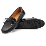 Mocassim Driver Feminino Black Cromo