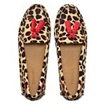 Mocassim Driver Feminino Leopard