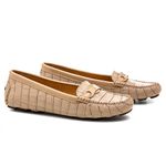 Mocassim Driver Feminino Bege