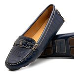 Mocassim Driver Feminino Navy