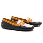 Mocassim Driver Feminino Marinho