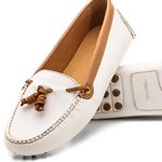 Mocassim Driver Feminino White