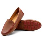 Mocassim Driver Feminino Cognac