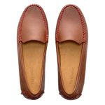 Mocassim Driver Feminino Cognac