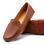 Mocassim Driver Feminino Cognac