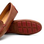 Mocassim Driver Feminino Cognac