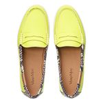 Mocassim Casual Feminino Amarelo Neon