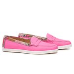 Mocassim Casual Feminino Pink Neon