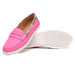 Mocassim Casual Feminino Pink Neon