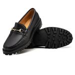 Mocassim Feminino Tratorado Black