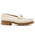 Mocassim Tratorado Feminino Off White
