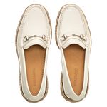 Mocassim Tratorado Feminino Off White