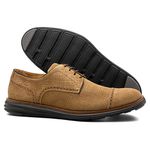 Sapato Brogue Casual Taupe