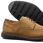 Sapato Brogue Casual Taupe