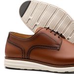 Sapato Derby Casual Rust