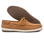 Mocassim Sider Masculino Tan