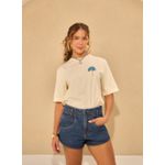 T-SHIRT MANGA CURTA MIKAELA - VERSOS DENIM