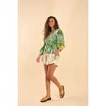 Blusa Amália - Versos Denim