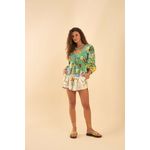 Blusa Amália - Versos Denim