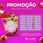 Promoção Adesivos à Prova Dágua Personalizados