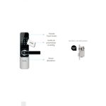 Fechadura Eletronica Digital H30b Bio Bluetooth Agl 