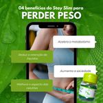Stay Slim Chá Encapsulado Emagrecedor Termogênico