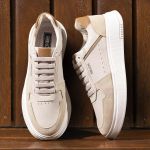 Tênis Casual Masculino Sneaker Ferracini Logan Em Couro Cinza