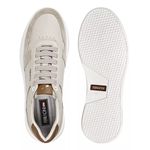 Tênis Casual Masculino Sneaker Ferracini Logan Em Couro Cinza