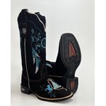 Bota Texana em Couro Bordado Filtro dos Sonhos 