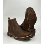 Botina Crazy Horse Couro Legitimo Sola Jhamp Rodeio