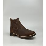 Botina Crazy Horse Couro Legitimo Sola Jhamp Rodeio