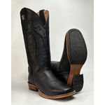 Bota Texana Masculino Em Couro Legítimo Salto Carrapeta Montaria Via horse