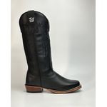 Bota Texana Masculino Em Couro Legítimo Salto Carrapeta Montaria Via horse