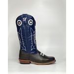 Bota Texana Masculina CRP Country em Couro Legítimo Bico Quadrado Salto Carrapeta