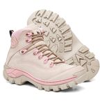 Bota Feminina Chicago Via Livre Coturno em Couro Legìtimo com C.A. 50.885 - Power Girl - Mês das Mulheres