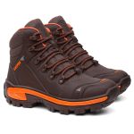 Coturno Catpro Bravo em Couro Legítimo Bota com C.A. 50.885 - Café
