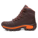 Coturno Catpro Bravo em Couro Legítimo Bota com C.A. 50.885 - Café