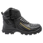 Bota Esportiva Motociclista Piloto Profissional Couro com C.A. VL017 - Ouro